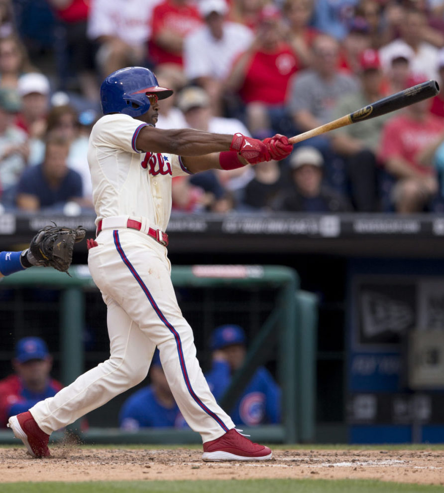 Jimmy Rollins wearing Air Jordan XIII 13 PE Cleats (3)