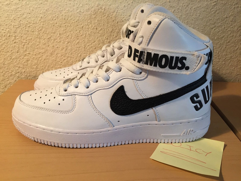 Supreme x Nike Air Force 1 High White (1)