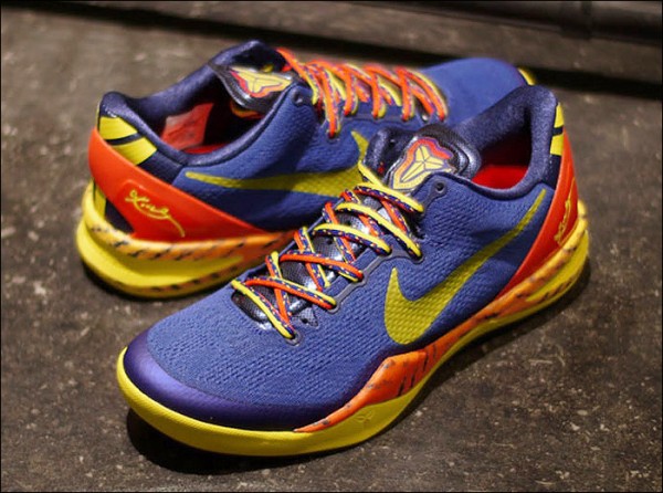 kobe 8 blue and yellow