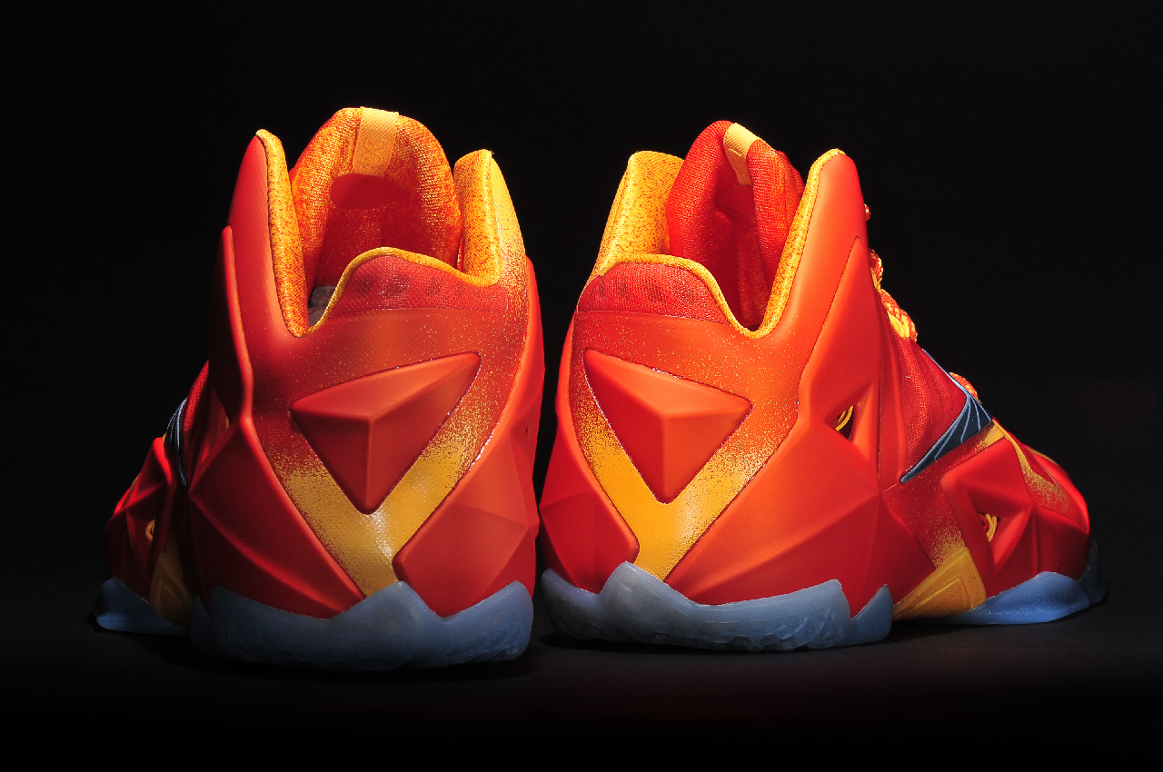 Nike LeBron 11 Forging Iron heel