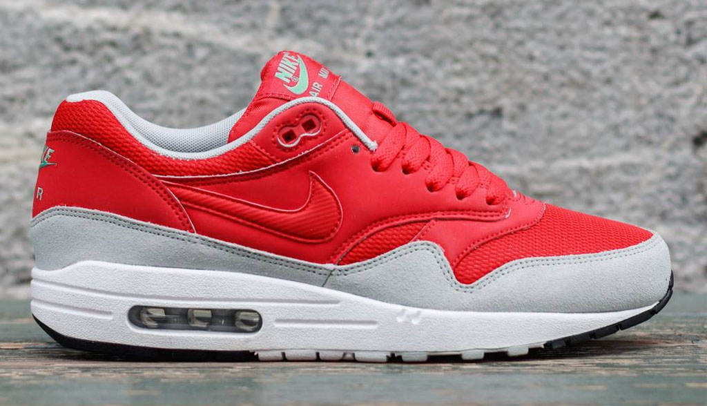 nike air max 1 red and grey