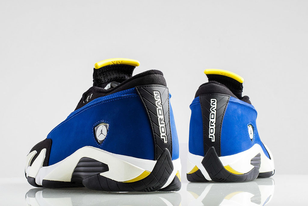 jordan 14 blue and yellow