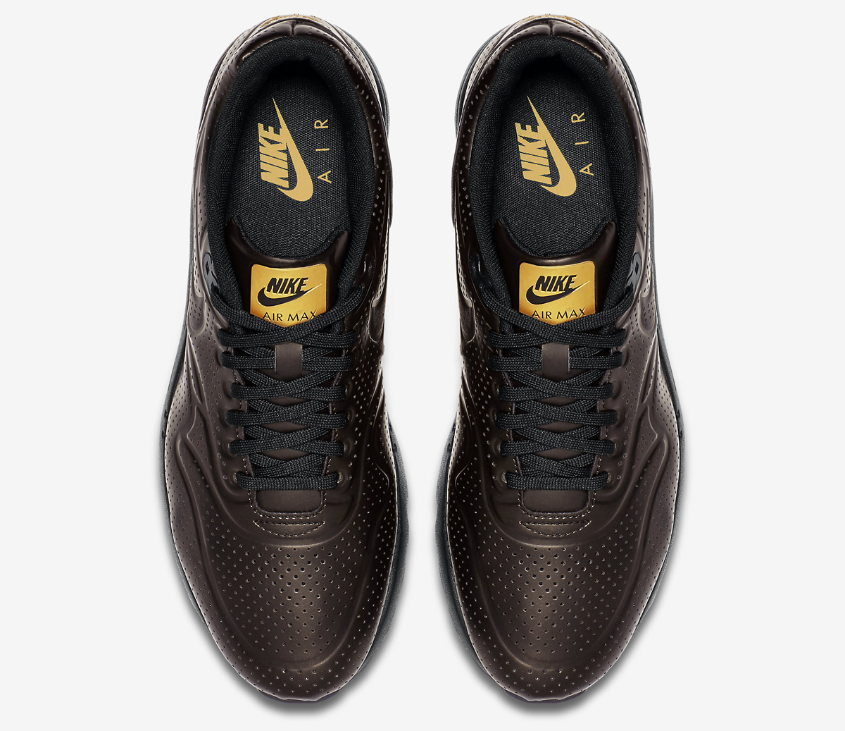 nike air max 1 black gold