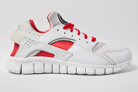 Nike huarache free sales white