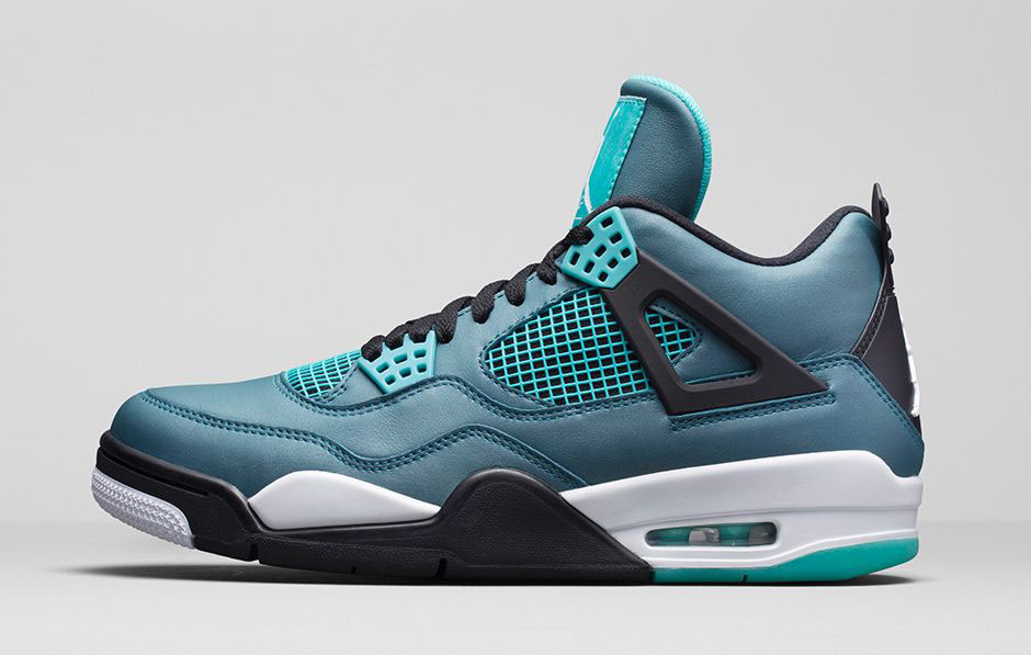 teal 4s jordans