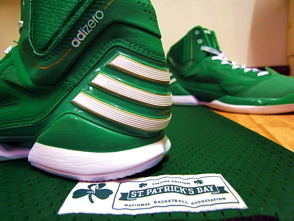 adidas adiZero Rose 2.5 St. Patrick's Day Fairway White Gold G49930 (10)