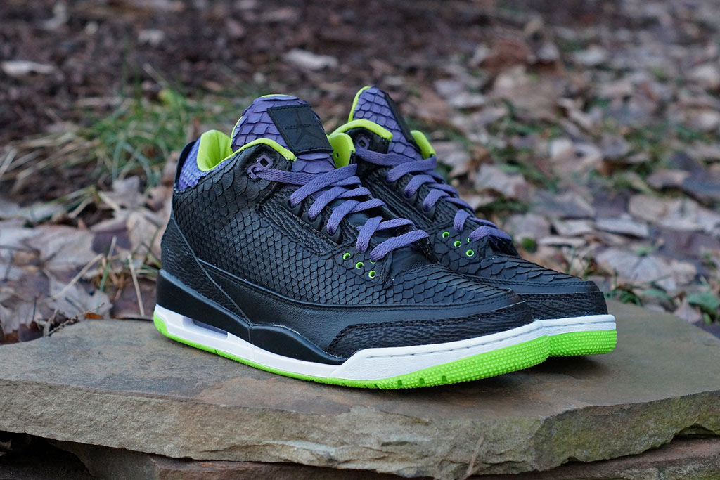 Air Jordan 3 Shark + Python + Kangaroo 'Joker' by JBF Customs (4)