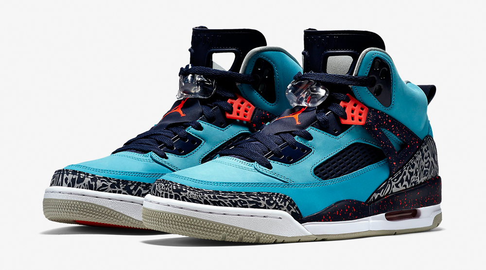 blue spizike jordans