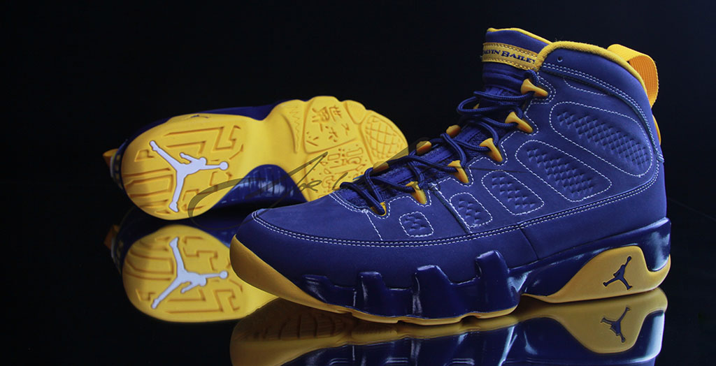 Jordan 9 clearance blue and yellow