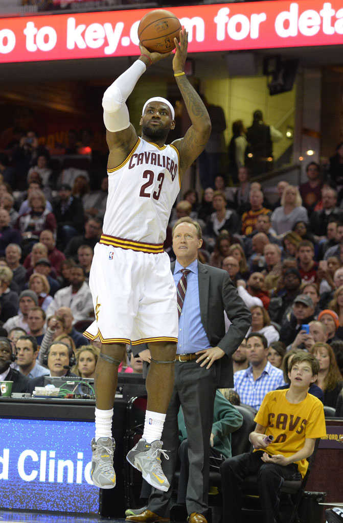 SoleWatch: Up Close With LeBron James' Red/Yellow Nike LeBron 12 PE