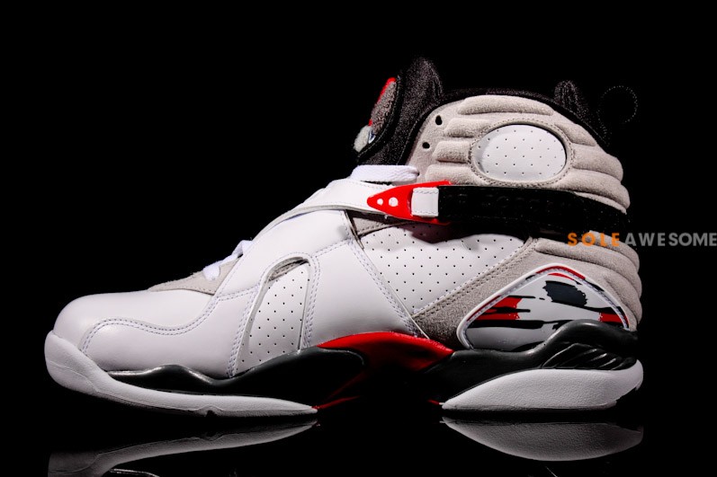 red and white jordan 8