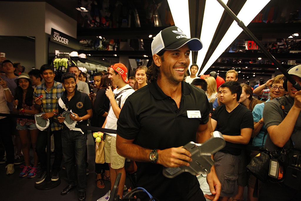 Fans Served By Tennis Stars at adidas Performance Store NY (3)