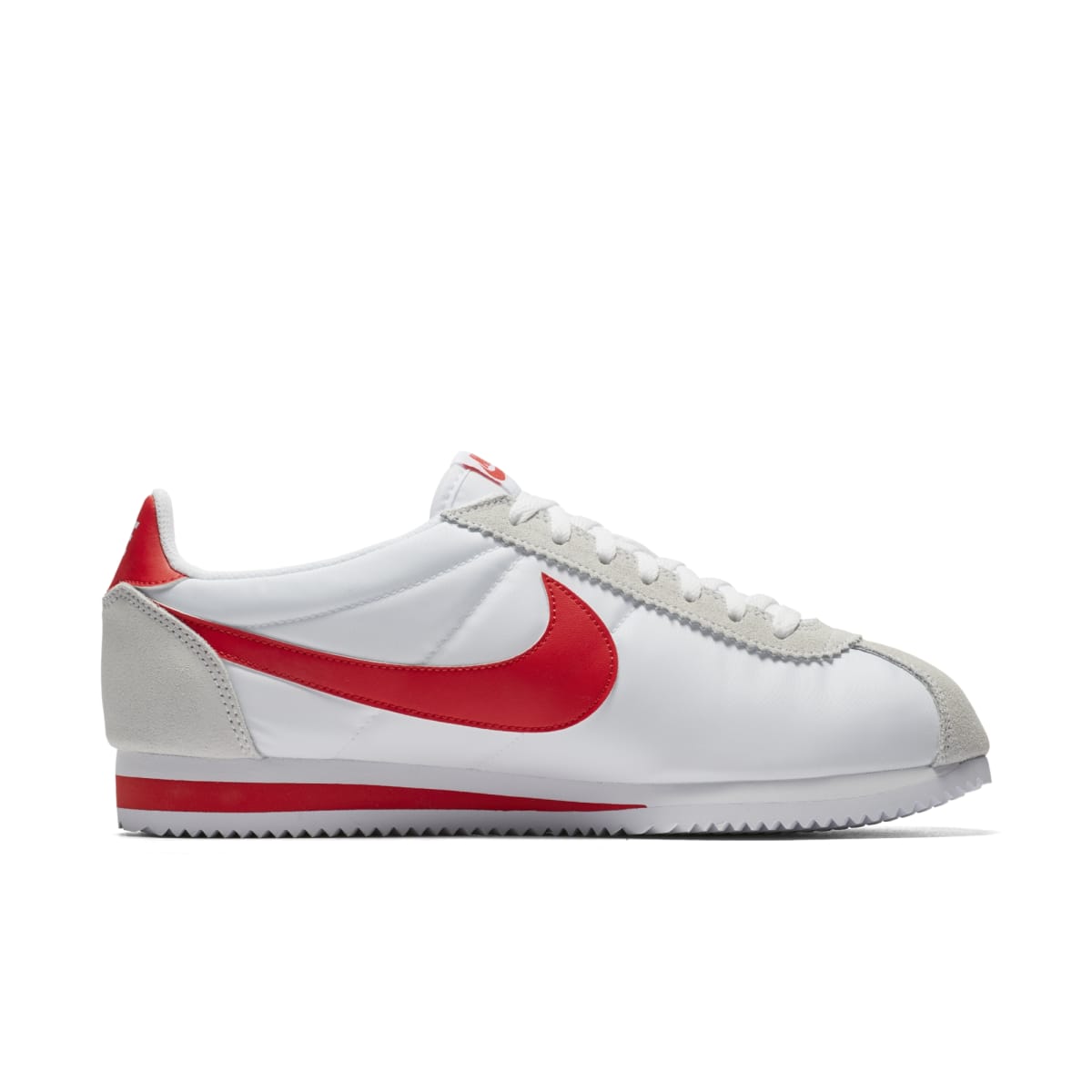 nike cortez white and red