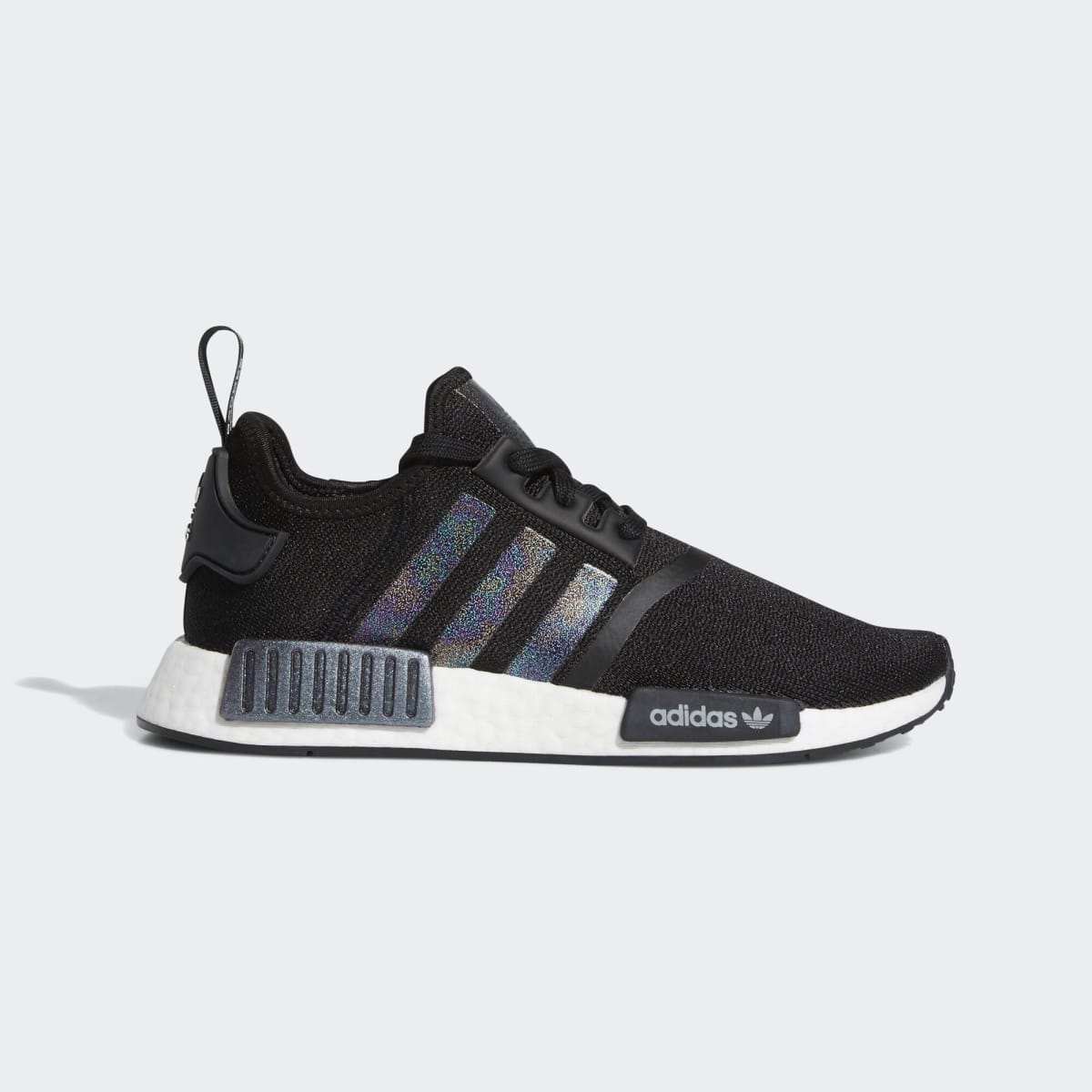 nmd r1 grey three cloud white core black