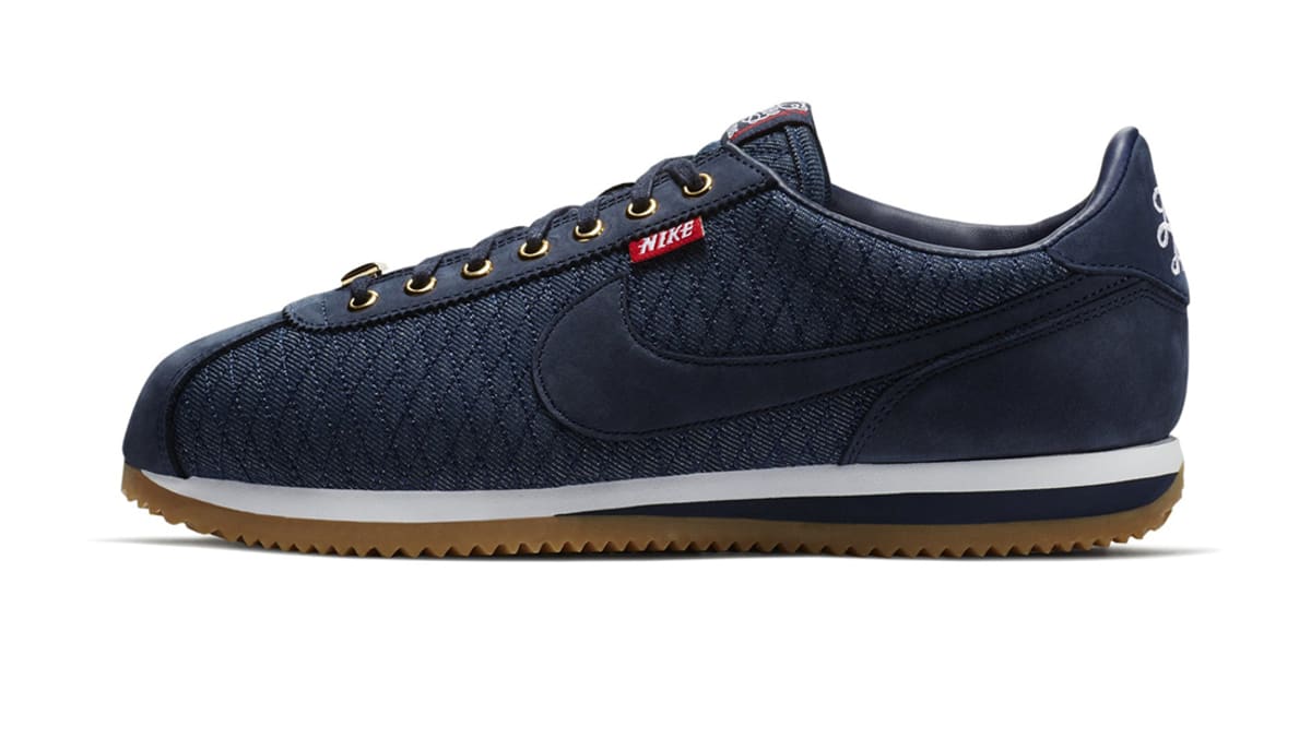 nike cortez mister cartoon obsidian