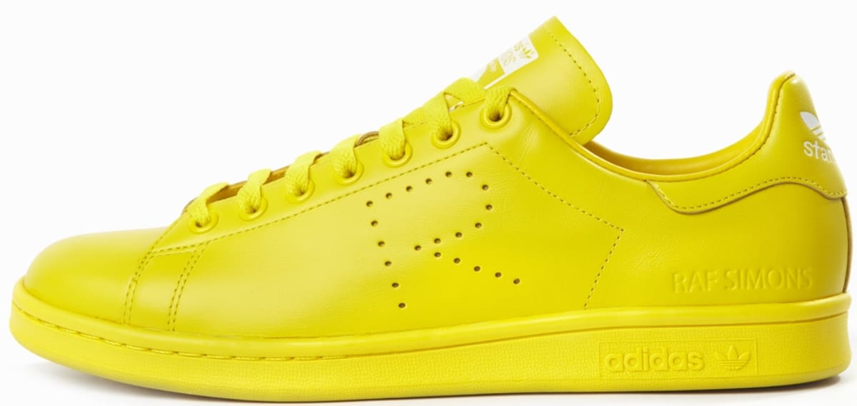 adidas stan smith raf simons yellow