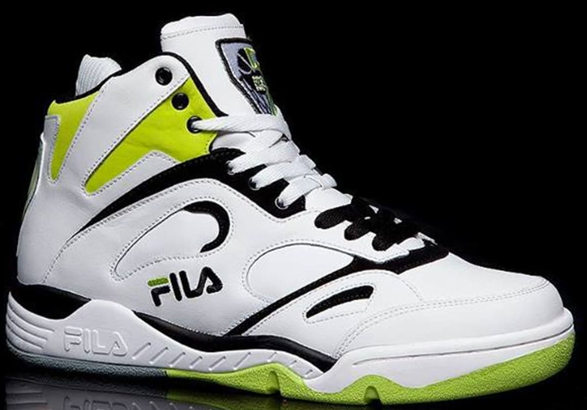 Fila KJ7 White/Neon Green-Black | Fila | Release Dates, Sneaker Calendar,  Prices & Collaborations