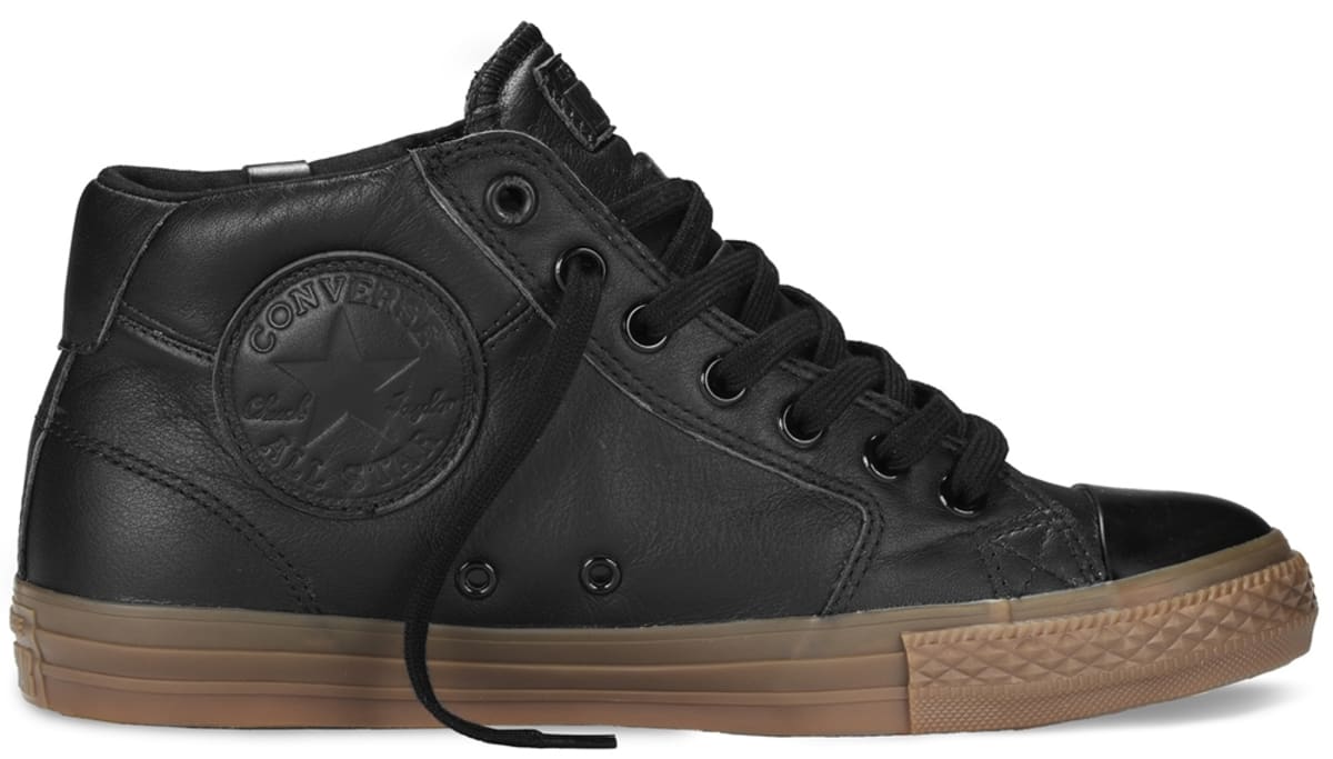 converse black thick sole