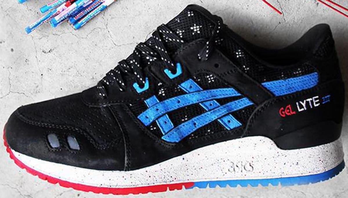 Asics Gel-Lyte III Black/Blue-Red ASICS | Release Dates, Sneaker Prices & Collaborations