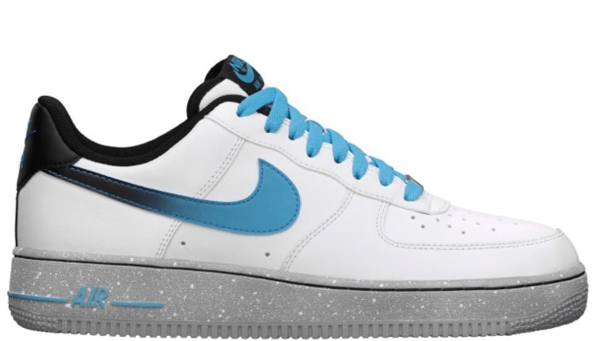 air force 1s white and blue