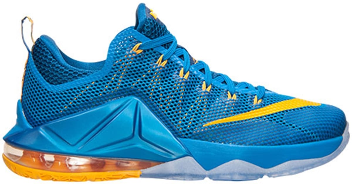 lebron 12 blue and white