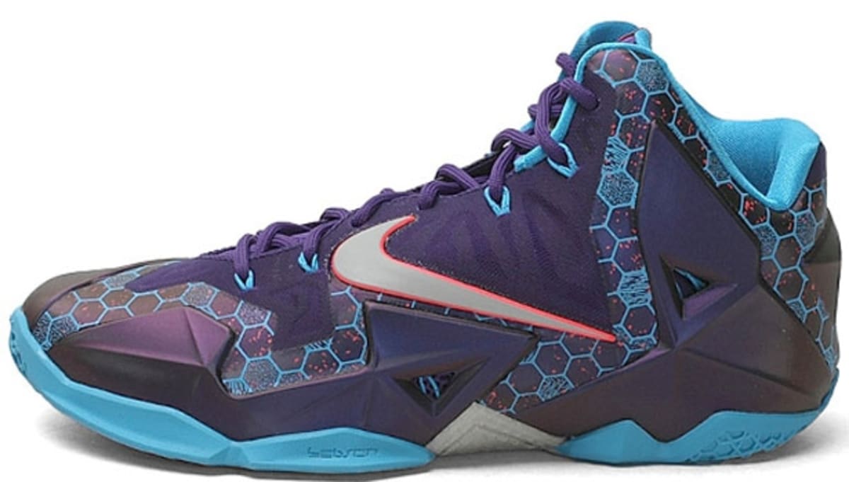 lebron 11 purple and orange