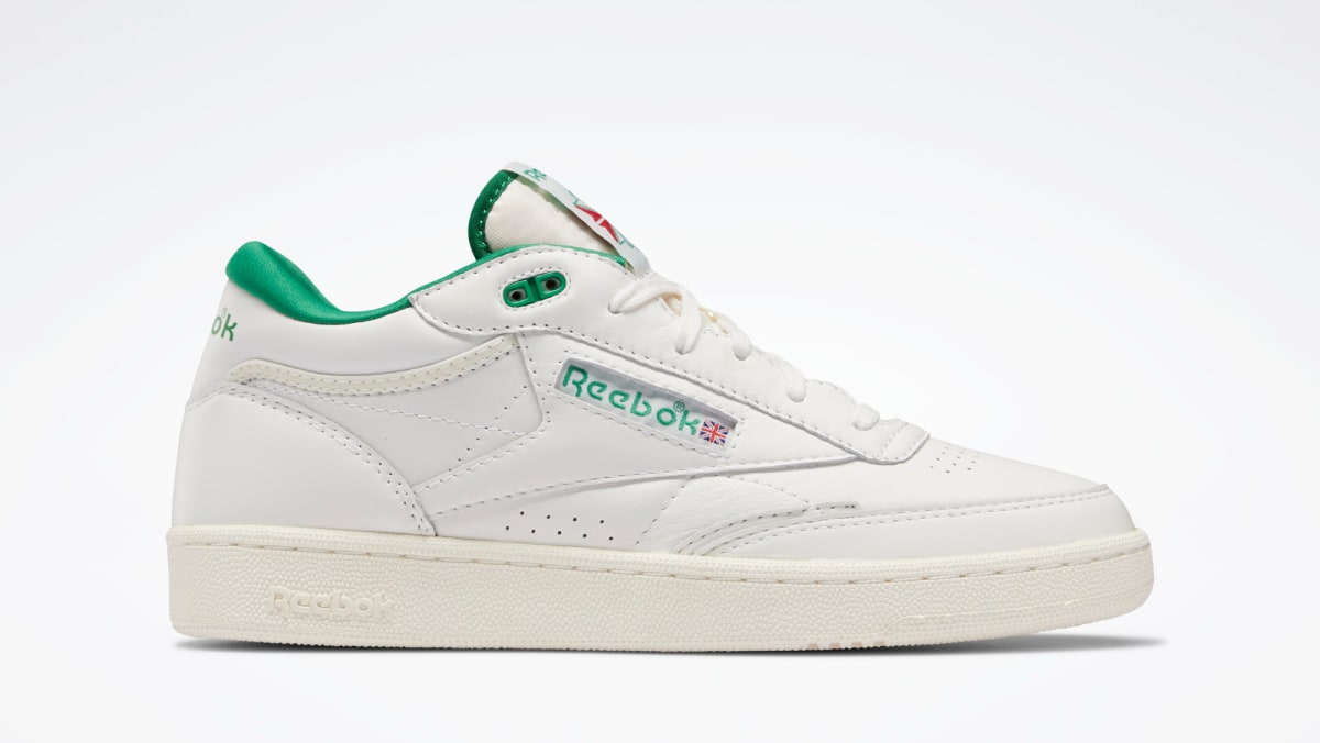 Reebok Club C Mid Chalk/Glen Green/Classic White | Reebok | Release ...