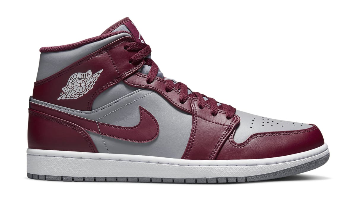 Air Jordan 1 Mid Cherrywood Red Jordan Release Dates Sneaker