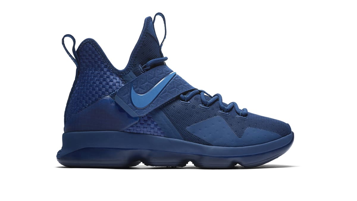 lebron 14 grey and blue