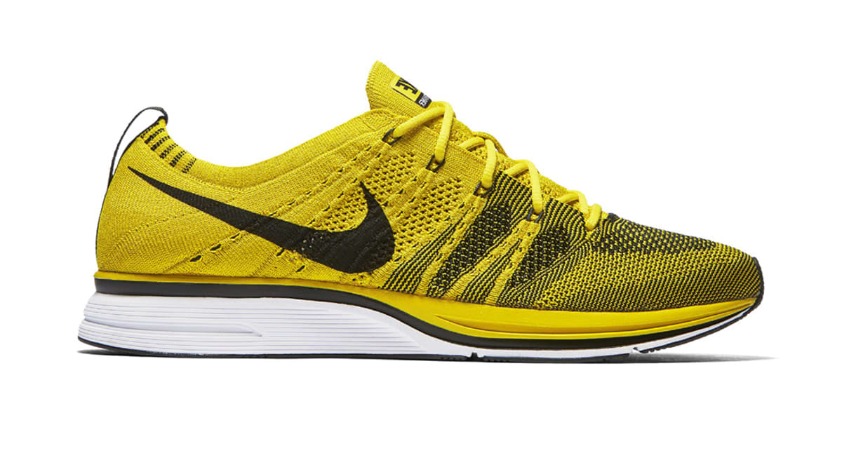 nike flyknit trainer citron