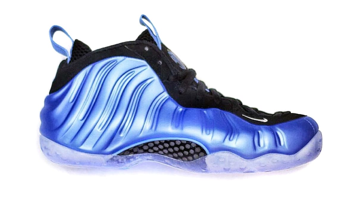 nike air foamposite one blue