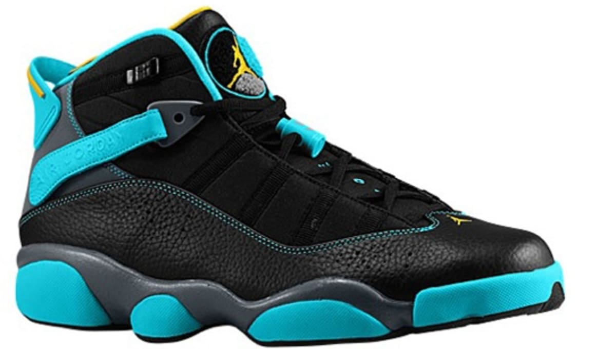 Jordan 6 Rings Black/Varsity Maize-Cool Grey-Gamma Blue | Jordan | Sole ...