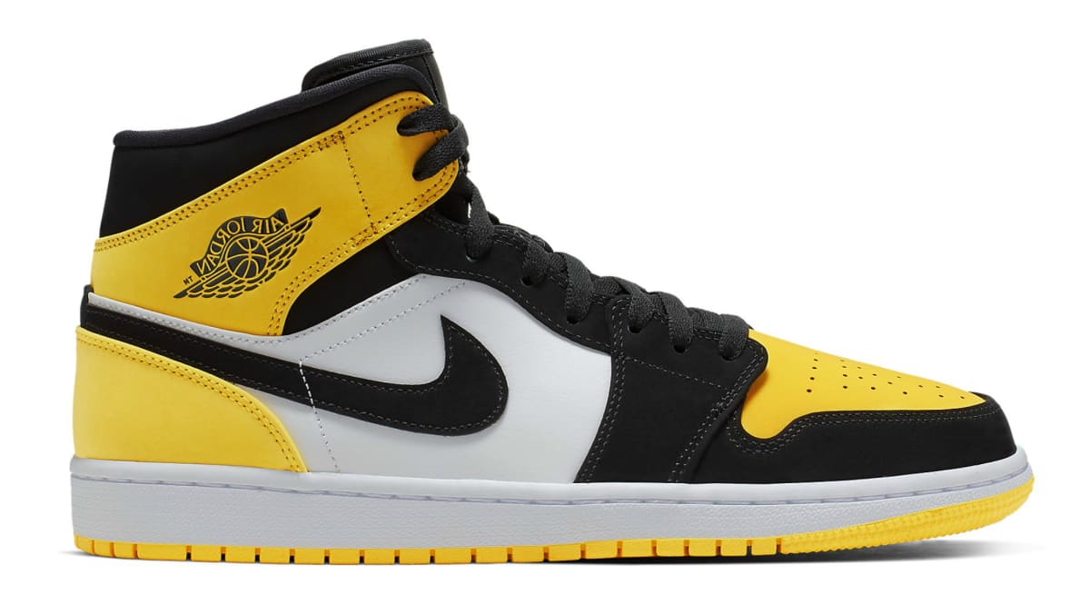 air jordan retro 1 black and yellow