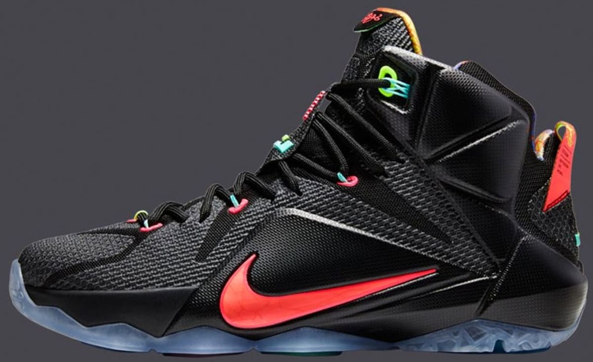 lebron 12 black and white