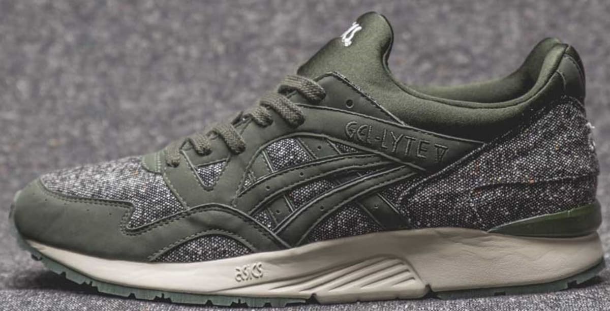 Asics Gel-Lyte V Army Green/Tweed | ASICS | Sole Collector