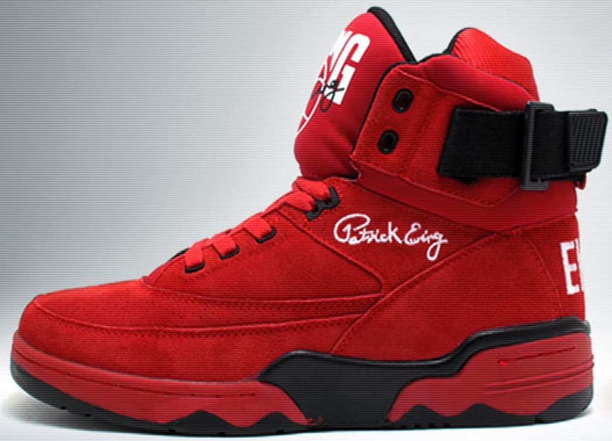 red patrick ewing shoes