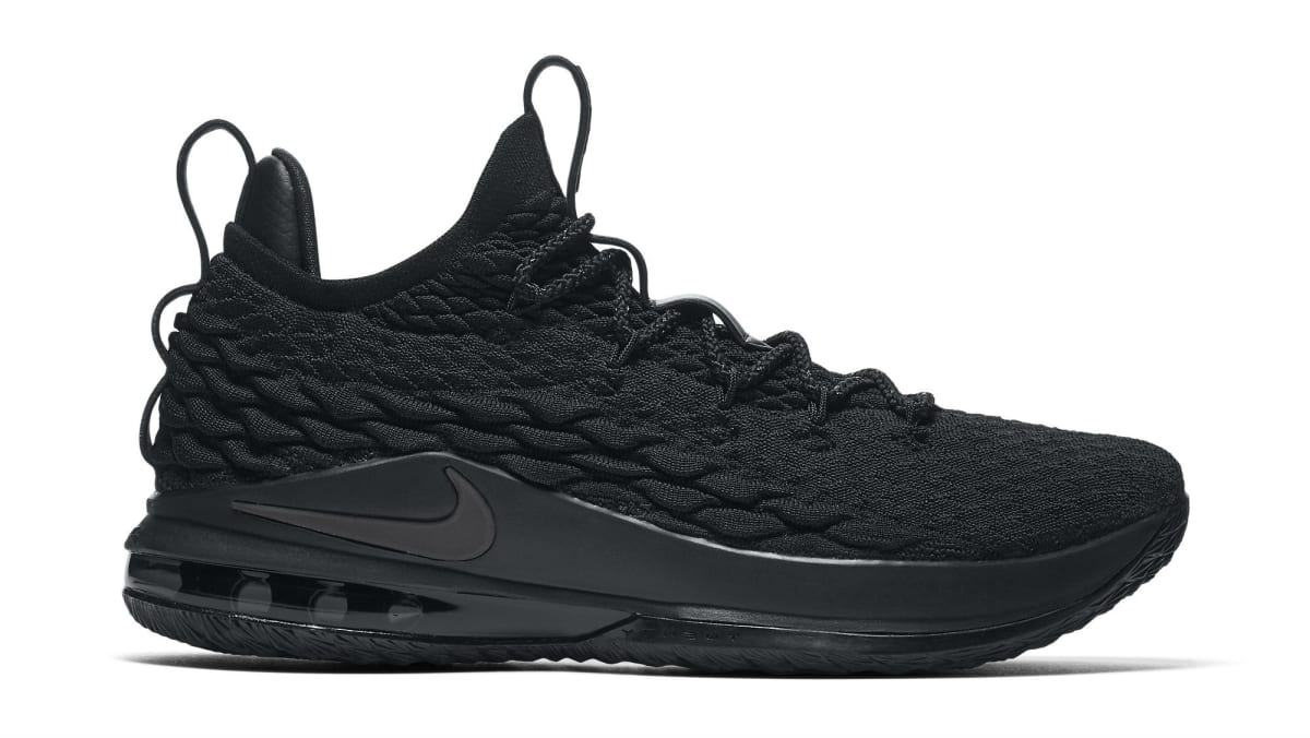 all black lebron 15 low