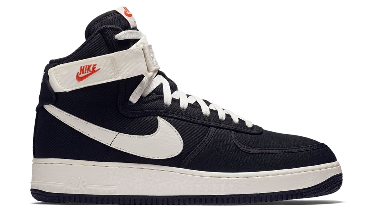 black canvas nikes