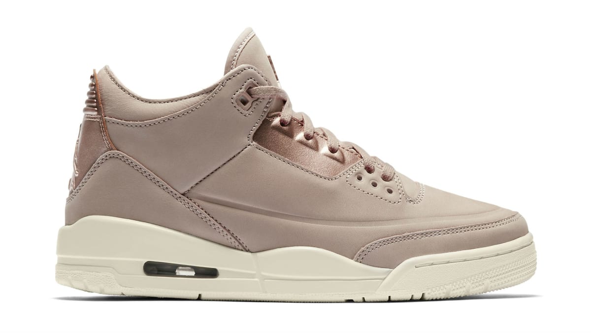 womens retro 3 beige