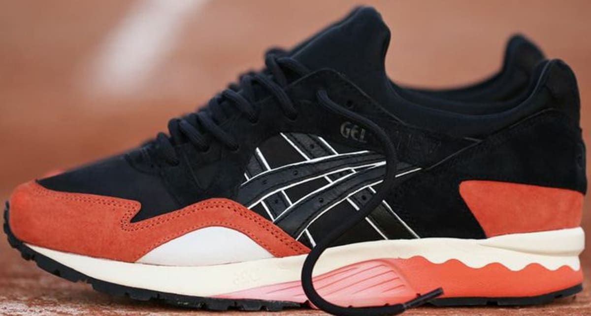 asics gel lyte v black orange