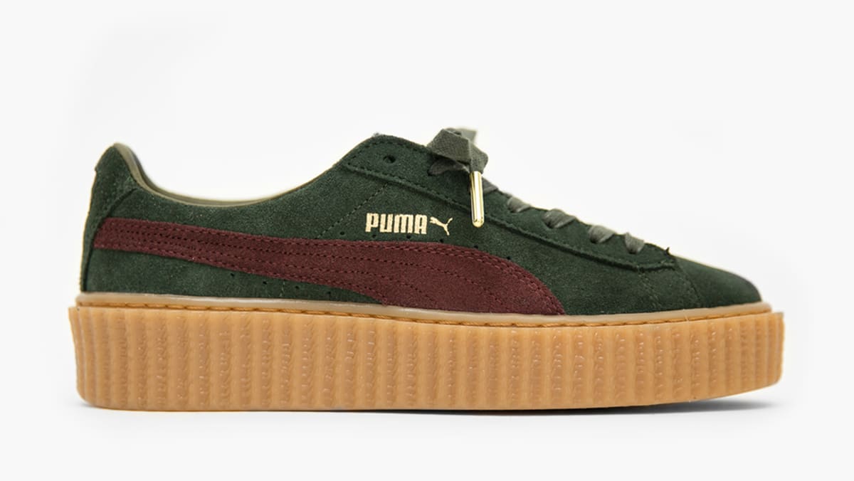 puma fenty creepers green