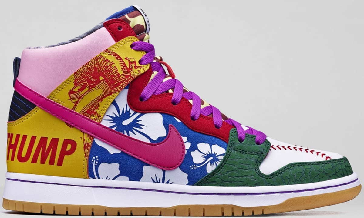 nike sb dunk high multicolor