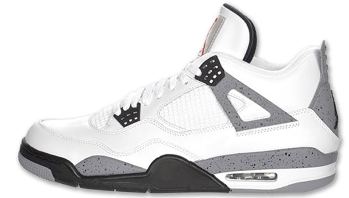 Air Jordan 4 Retro White/Cement Grey 