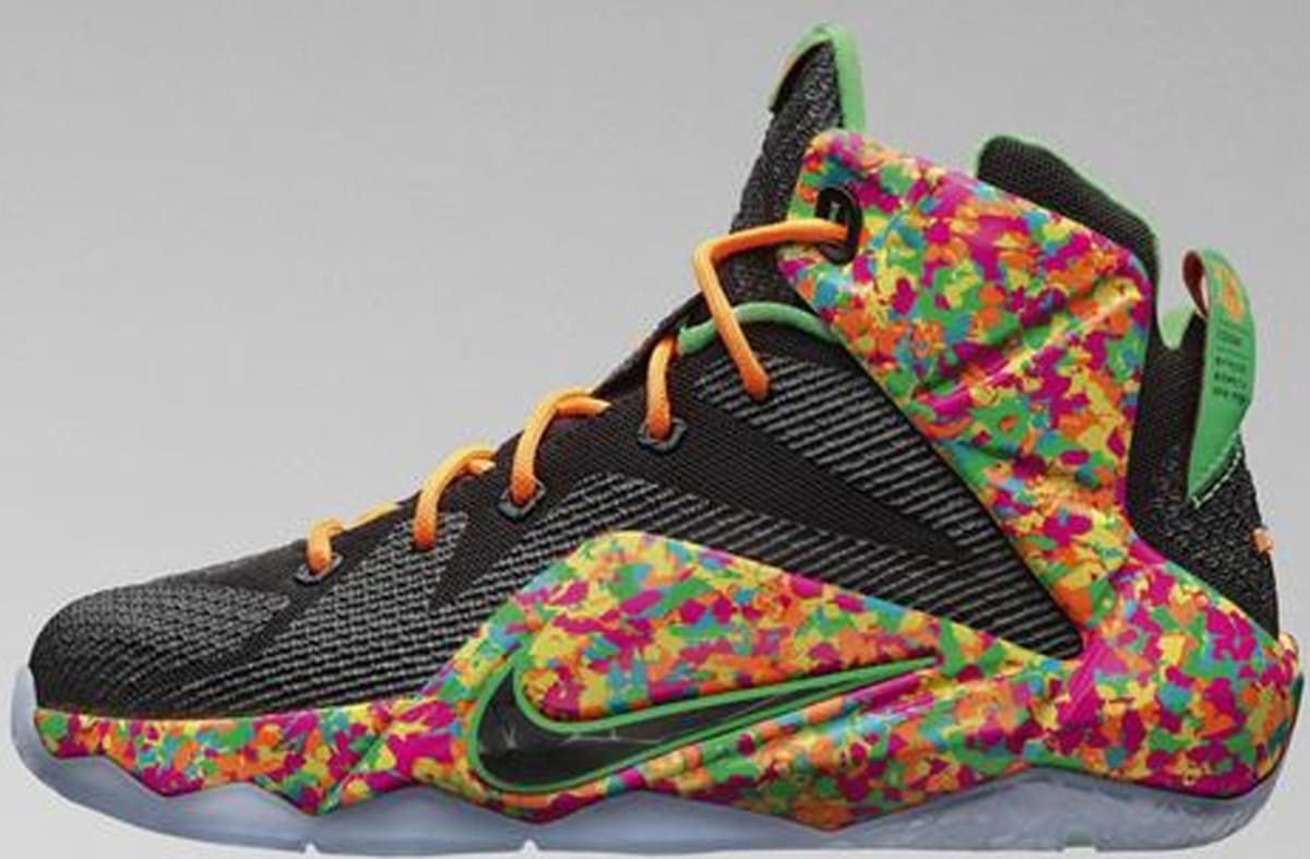 lebron 12 multicolor