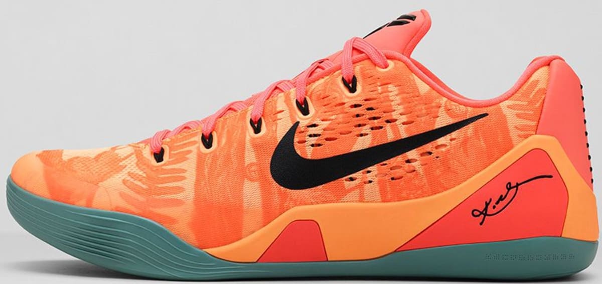 kobe 9 em low peach mango