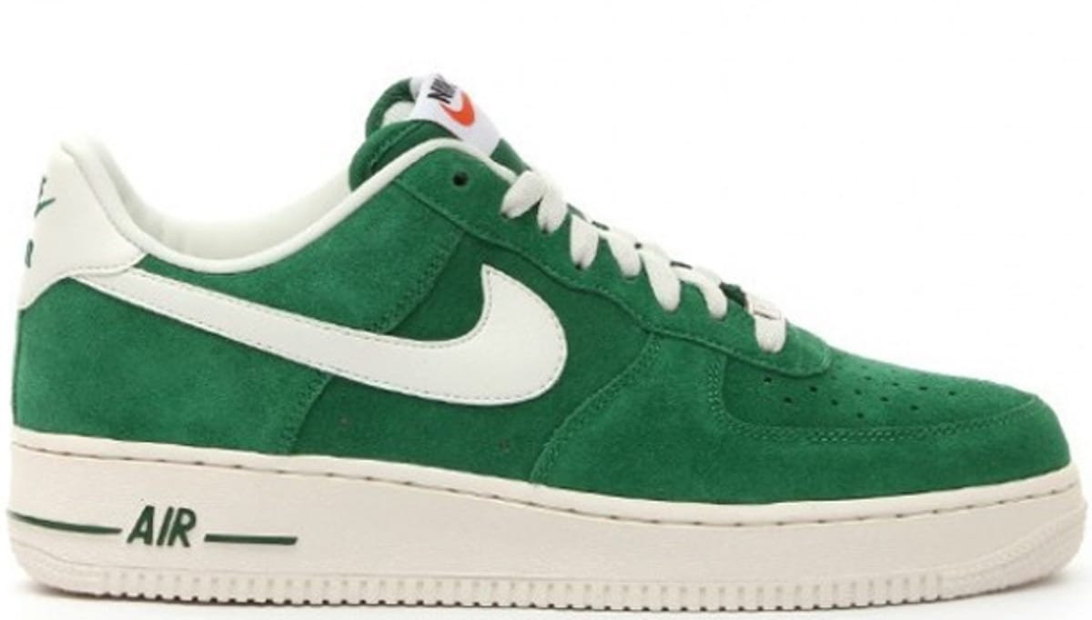 green air force 1 suede