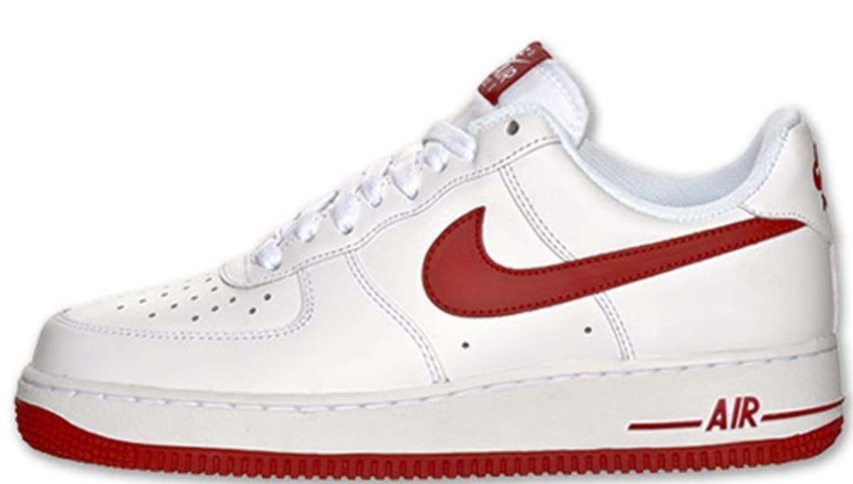 nike air force 1 low red white