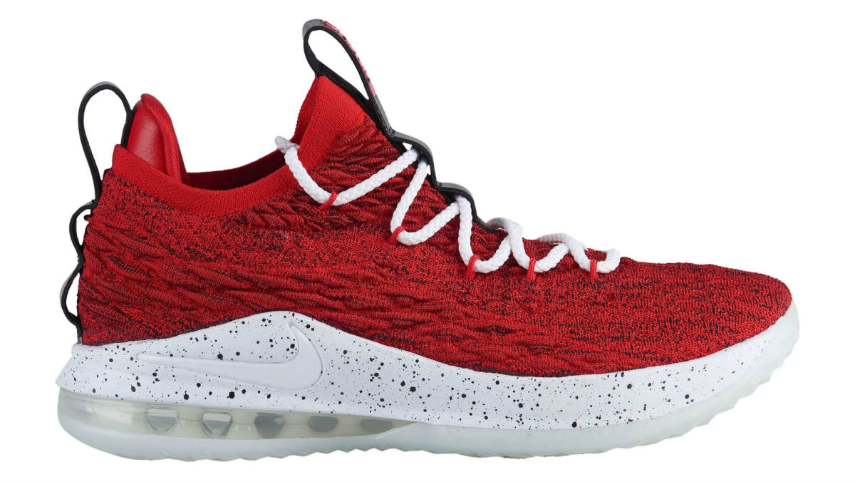 lebron 15 red and black