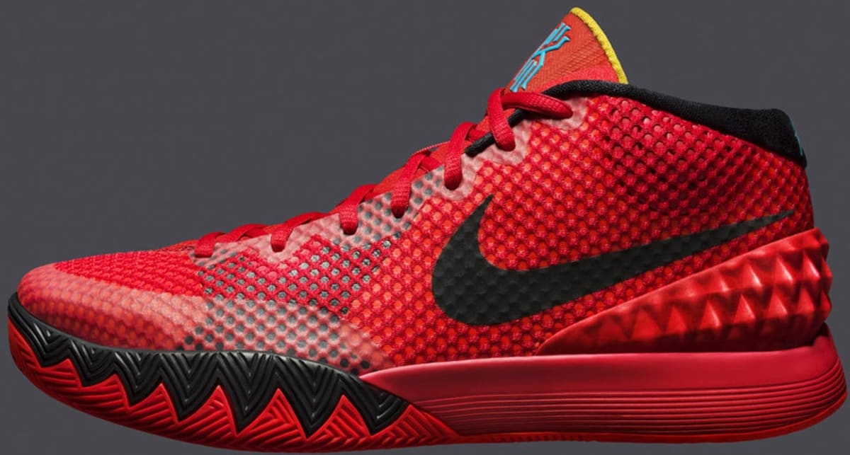 kyrie 1 red black