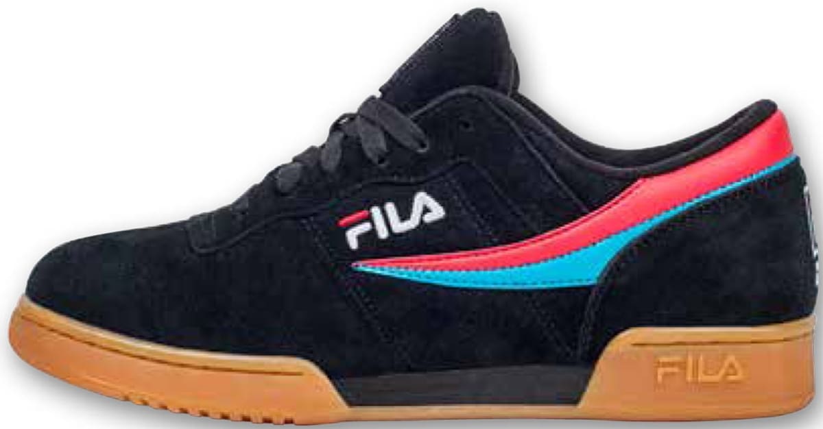 Fila Original Fitness Black/Red-Teal | Fila | Release Dates, Sneaker ...
